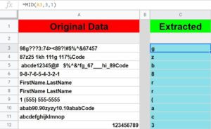 All the ways to extract text or numbers from a string in Google Sheets