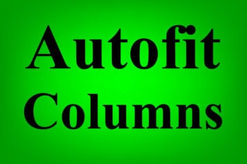 An article that teaches how to autofit columns in Google Sheets, with several helpful examples included