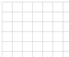 An example of the graph paper template that has large squares