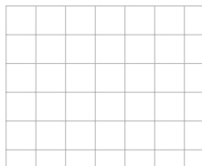 An example of the graph paper template that has large squares