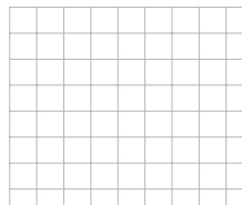 An example of the graph paper template that has medium squares