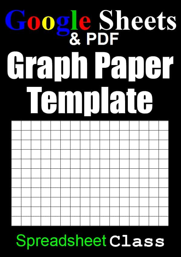 Google Sheets and PDF graph paper templates