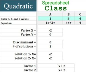 Math problem solver template for Google Sheets (Algebra, Fractions ...