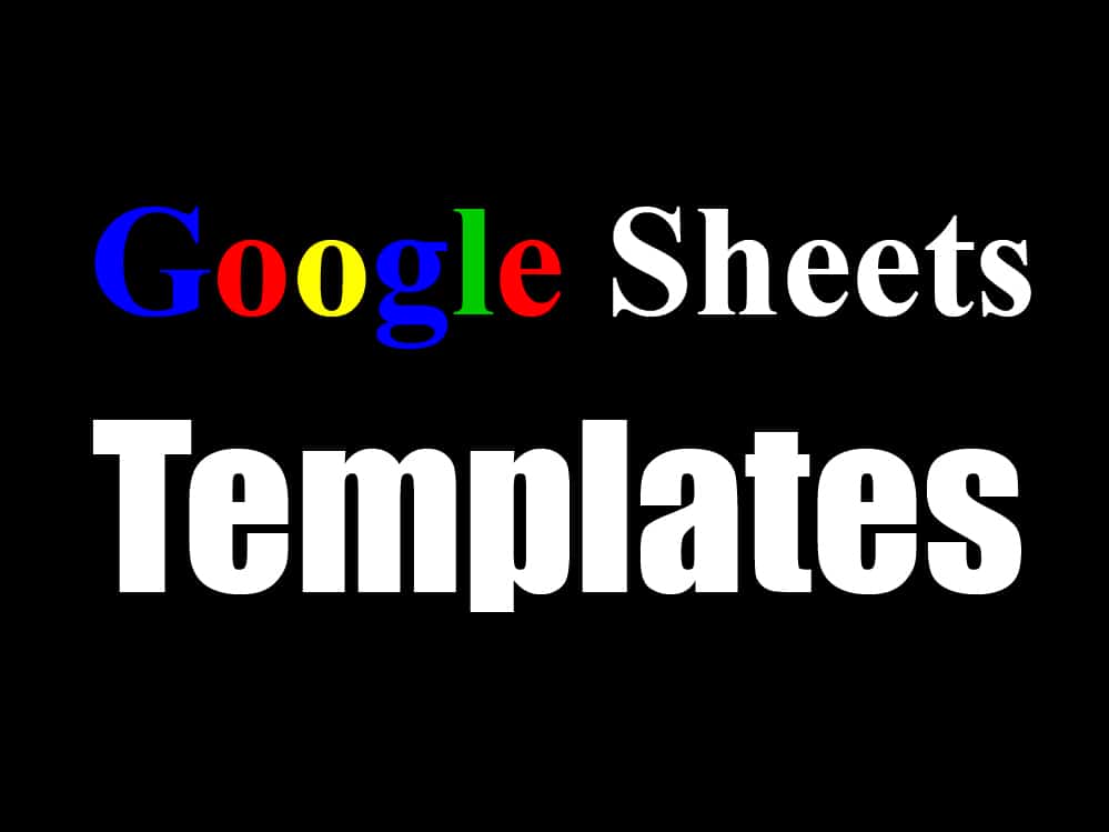 Google Sheets Templates Featured Image Spreadsheet Class