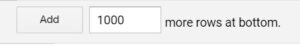 An example that demonstrates how to add rows at the bottom of a Google spreadsheet