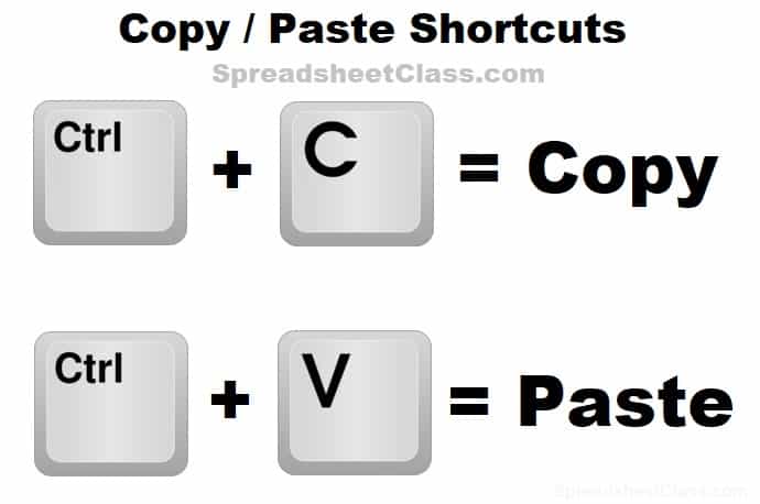 Copy And Paste Keyboard Shortcut