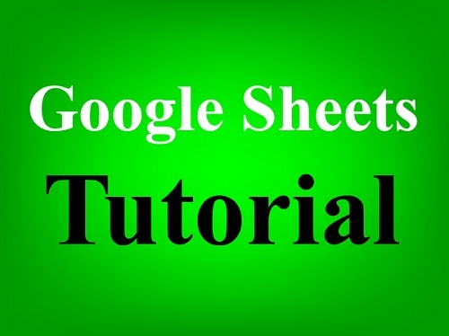 Beginner tutorial article for Google Sheets