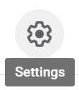 An example of the Google Drive Settings Button
