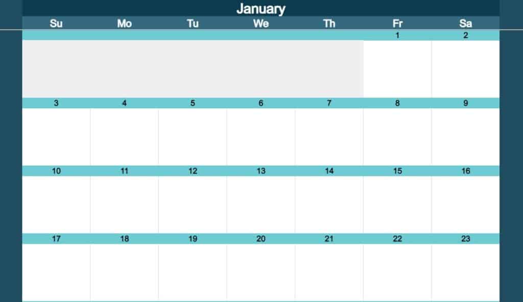 2021, 2022, & 2023 Calendar Templates (Monthly & Yearly) for Excel