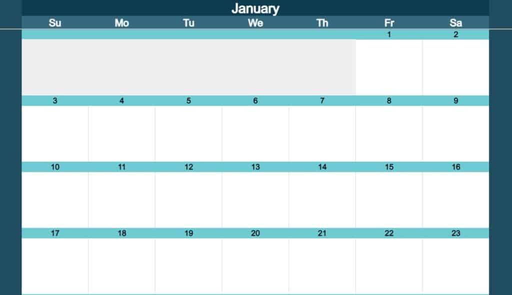 2021 2022 And 2023 Calendar Templates Monthly And Yearly For Excel