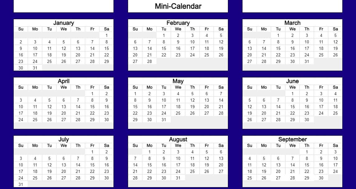 2023, 2024, 2025, & Automatic Calendar Templates (Monthly & Yearly) for