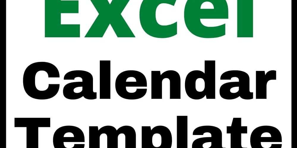 Featured image for the Microsoft Excel Calendar Templates (Full Size and Miniature / monthly and yearly)