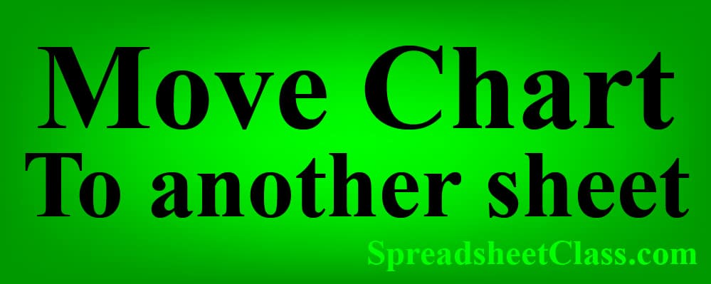 A lesson on how to move or copy a chart to another sheet in Google Sheets- by SpreadsheetClass.com