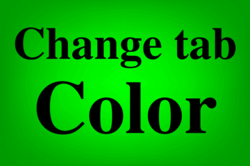 Featured image for the article on how to change the color of tabs in Google Sheets