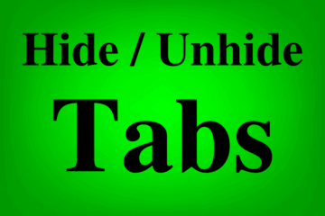 Featured image for the article on how to hide and unhide tabs in Google Sheets
