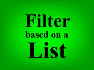 Featured image for the article on How to filter a list by another column in Excel