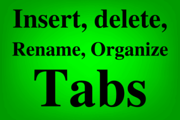 Featured image for the article on how to insert, delete, rename, and organize tabs in Google Sheets