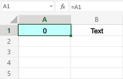 Simple example of fixing a circular reference in Excel- part 1 before correction- Wrong cell reference