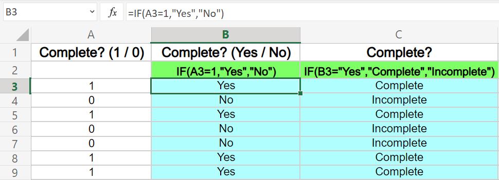 An example of fixing an Excel circular reference part 2- Formula correction that fixes two formulas