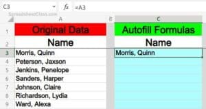 How to copy a formula down an entire column (2 Methods) in Excel