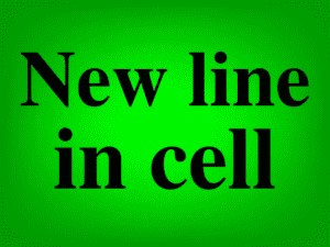 Featured image for the lesson on how to insert a new line in a cell in Google Sheets (Plus new line in formula and automatic line breaks, including how to remove line breaks and how to replace characters with line breaks