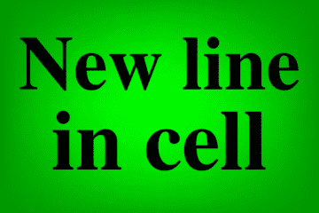 Featured image for the lesson on how to insert a new line in a cell in Google Sheets (Plus new line in formula and automatic line breaks, including how to remove line breaks and how to replace characters with line breaks