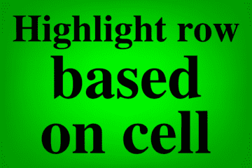 Featured image for the lesson on how to highlight row based on cell value in Google Sheets