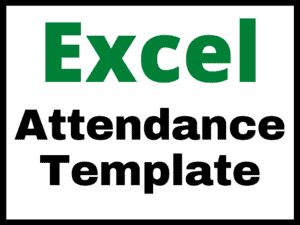 Featured image for the attendance templates for Microsoft Excel
