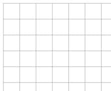 An example of the Excel graph paper template large squares