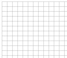 An example of the Excel graph paper template small squares