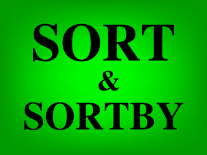 Featured image for the lesson on the Microsoft Excel SORT and SORTBY functions