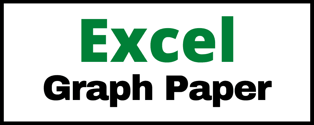 Top image for the PDF and Excel graph paper templates (plus how to make the templates) top image. By spreadsheetclass.com