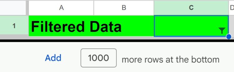 Empty set of filtered data after clearing values when filtering in ...