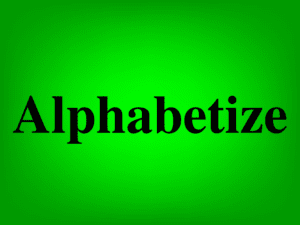 Featured image for the lesson on how to Alphabetize in Google Sheets