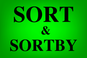 Featured image for the lesson on the Microsoft Excel SORT and SORTBY functions