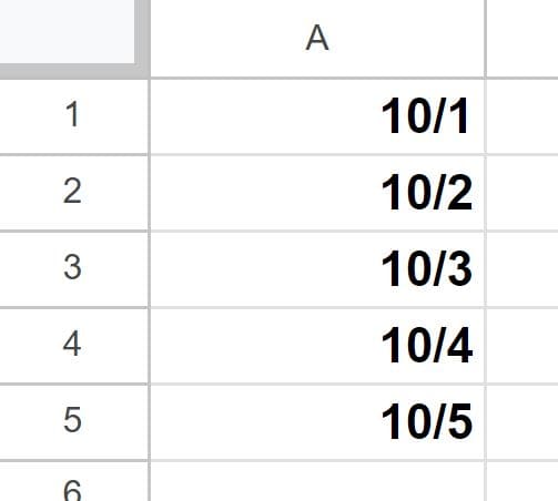 Example of How to remove date format in Google Sheets part 1 before removing date format