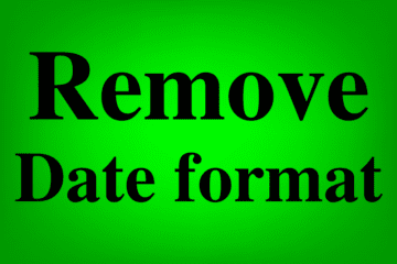 Lesson on How to remove date formatting in Google Sheets featured image