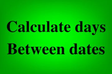 Lesson on How to calculate days between dates and subtract dates in Google Sheets featured image