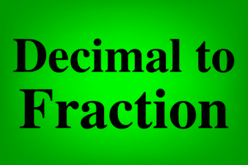 Lesson on How to convert decimals to fractions in Google Sheets featured image