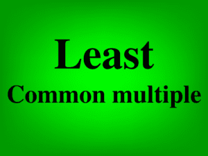 Lesson on How to find the least common multiple in Google Sheets by using the LCM function featured image