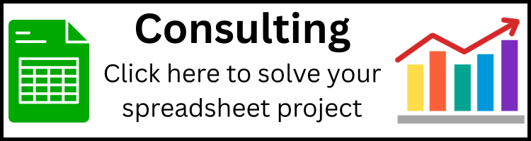 Corey Bustos spreadsheet consulting services