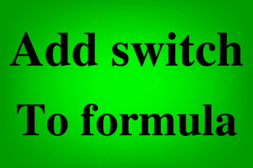 How to add a toggle switch to a formula in Google Sheets with the IF formula and a checkbox featured