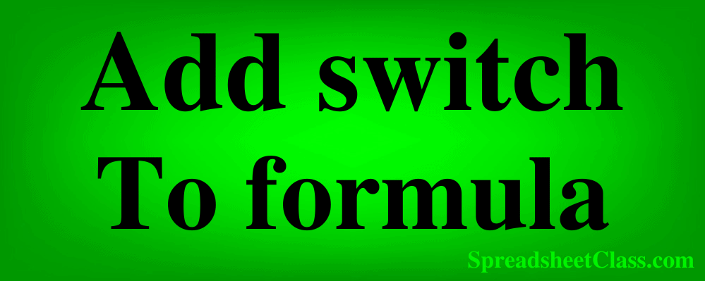 How to add a toggle switch to a formula in Google Sheets with the IF formula and a checkbox